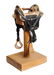 Miniature Western Rawhide and Leather Saddle Height
