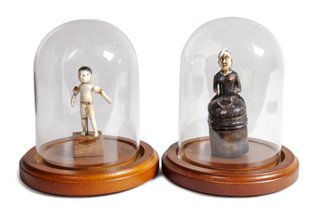 Two Continental Chess Pieces Height of each case 4 3/4 (1 of 2)