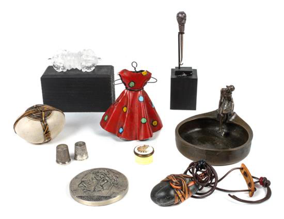 Group of Decorative Objects: Group of Decorative Objects 10 total Estimate $40-60 Property from the Howard and Catherine Feldman Folk and Southwestern Art Collection