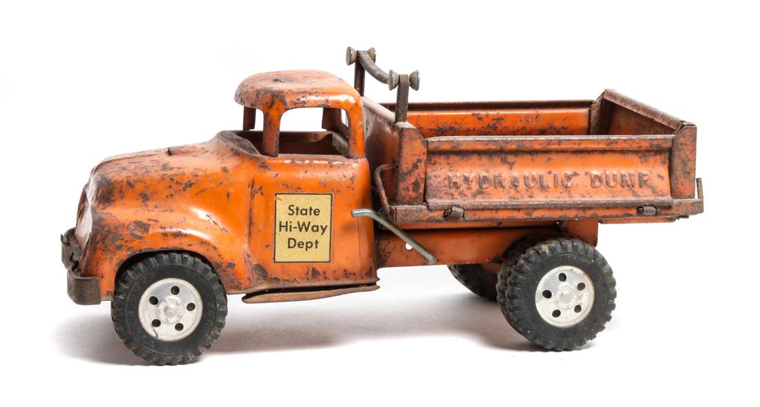 Vintage Tonka Toys State Hi-Way Department Truck Height: Vintage Tonka Toys State Hi-Way Department Truck Height 6 x length 13 inches Estimate $80-120 Property from the Howard and Catherine Feldman Folk and Southwestern Art Collection
