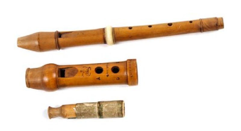 Three Wind Instruments Length of longest 6 1/2 inches (1 of 2)