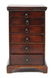 American Oak Miniature Chest of Drawers Height 11 x