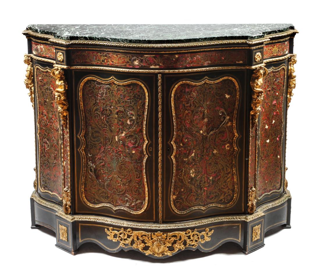 Napoleon III Boulle Cabinet Height 43 x width 55 x (1 of 1)
