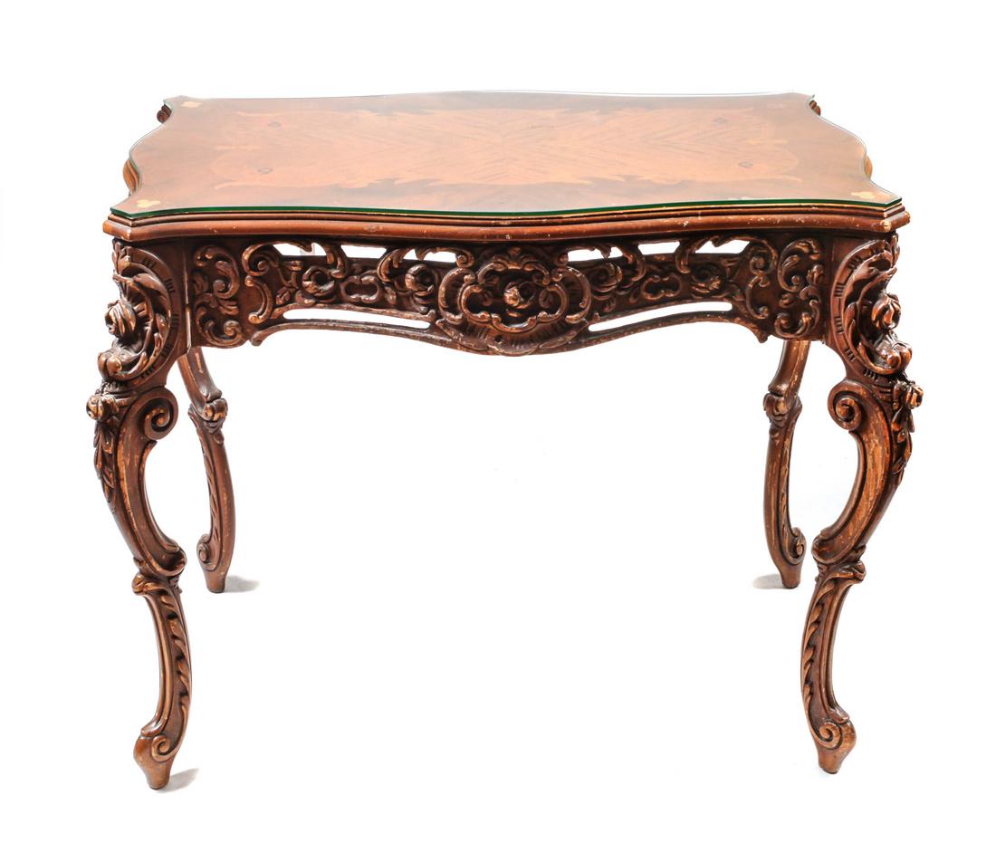 Louis XIV Style Side Table Height 31 x width 35 x depth (1 of 1)