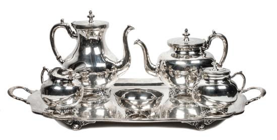 Mexican Silver Tea and Coffee Service Height of tallest (1 of 1)