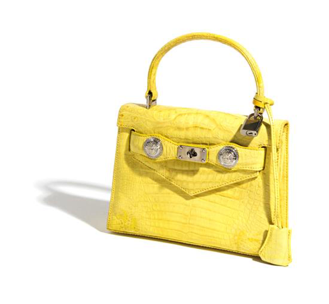 versace yellow bag