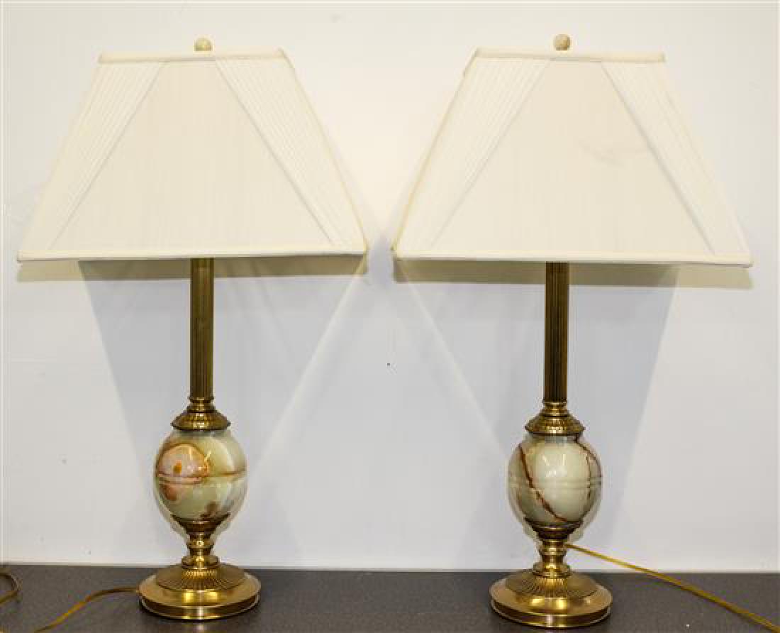A Pair of Frederick Cooper Lamps: A Pair of Frederick Cooper Lamps 20th century each marked. Height overall 36 1/2 inches. Estimate $80-120