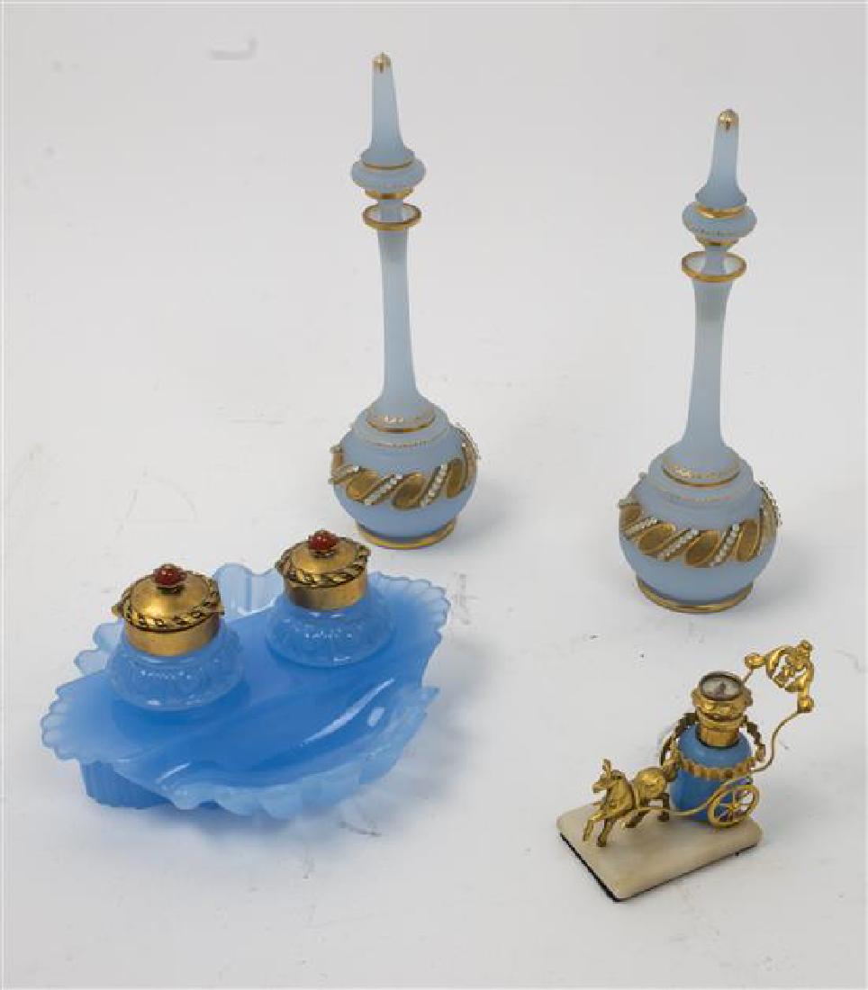 Four Opaline Glass Table Articles (1 of 1)