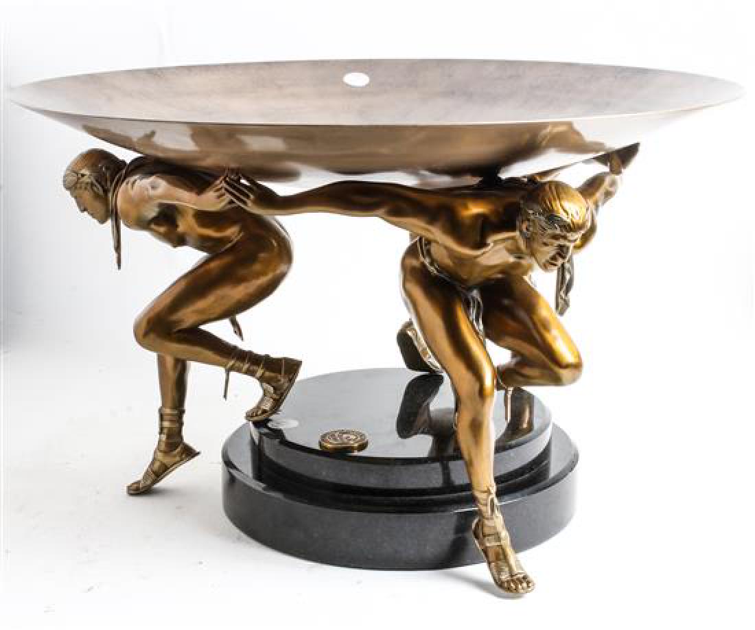 An American Bronze Commemorative Figural Group (1 of 1)