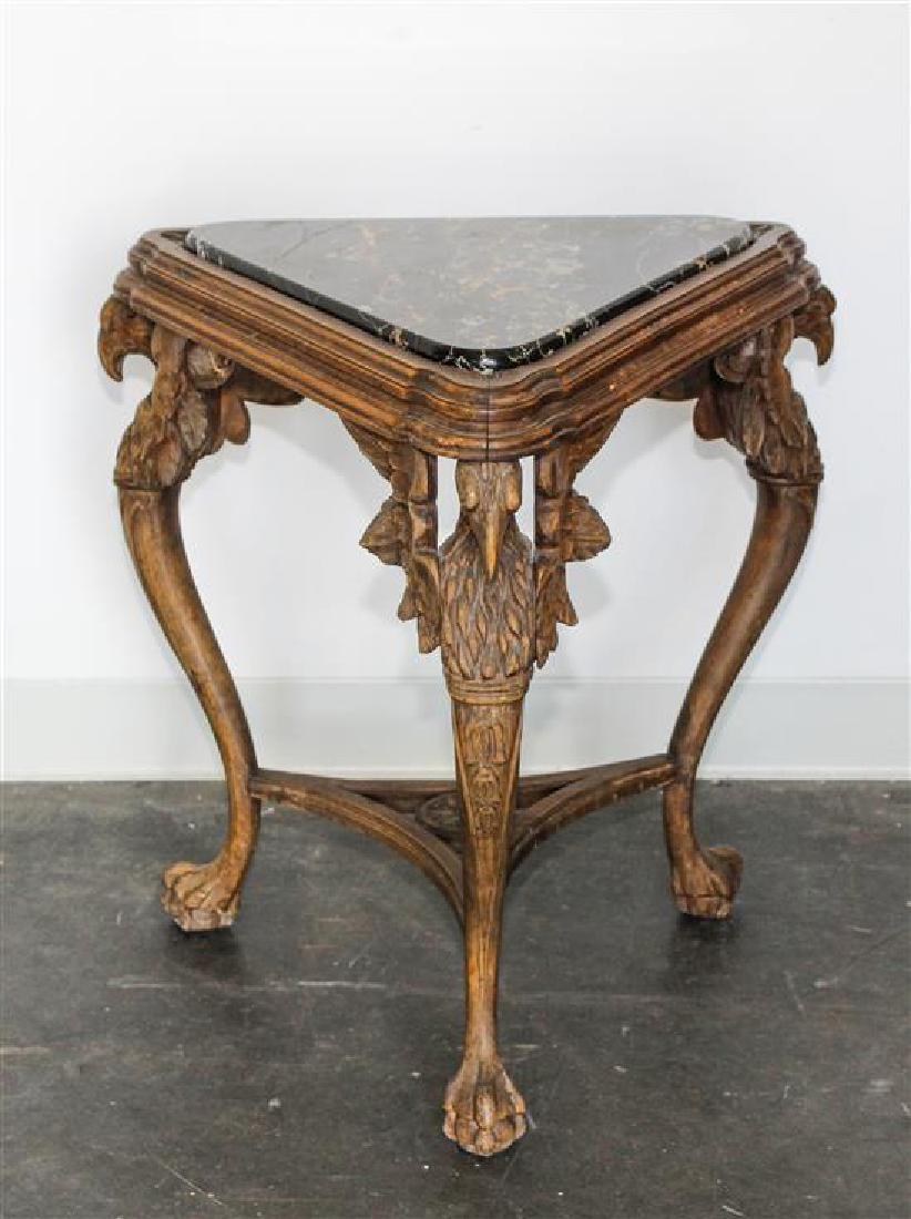 An Italian Carved Walnut Figural Table (1 of 1)