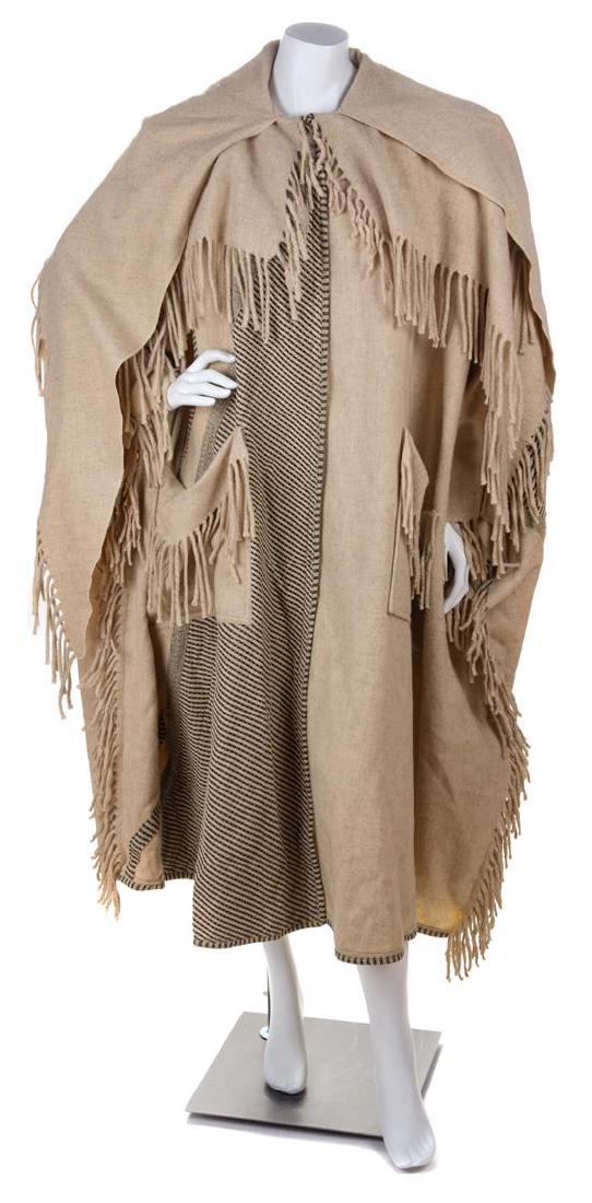* A Koos Cream Wool Poncho, No size. (1 of 3)
