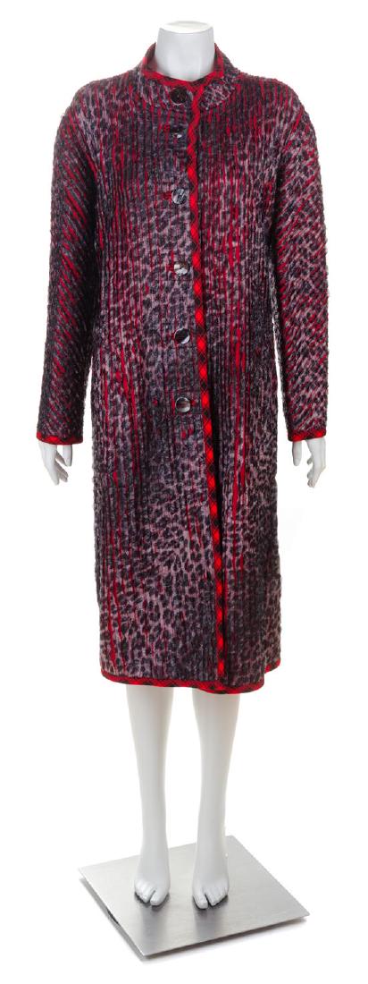 * A Koos Red Wool Reversible Coat, No size. (1 of 1)