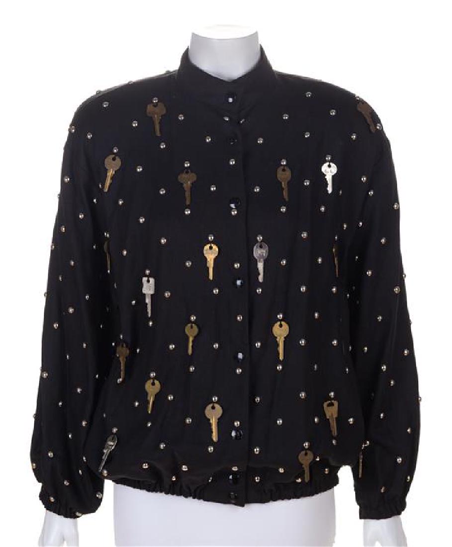 * A Jeanette for St. Martin Black "Key" Jacket, Size (1 of 2)