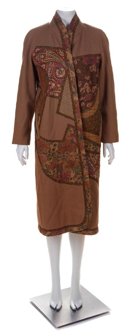 * A Koos Camel Wool Reversible Coat, No size. (1 of 2)