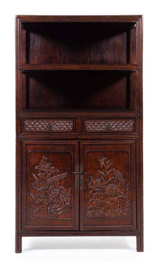 * A Chinese Hongmu Display Cabinet Lianggegui Height 71 (1 of 1)