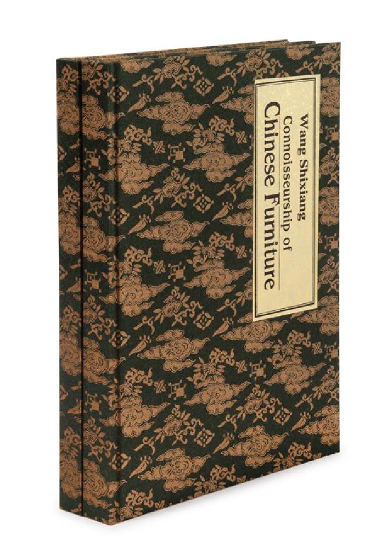 * Wang, Shixiang, Connoisseurship of Chinese Furniture.: * Wang, Shixiang, Connoisseurship of Chinese Furniture. Ming and Early Qing Dynasties hong kong: joint publishing for art media resources, ltd., 1990 2 volumes. Numerous photographic illustrations and