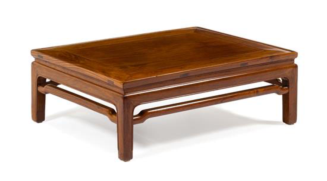 * A Chinese Huanghuali Kang Table, Kangji Height 9 3/4 (1 of 1)