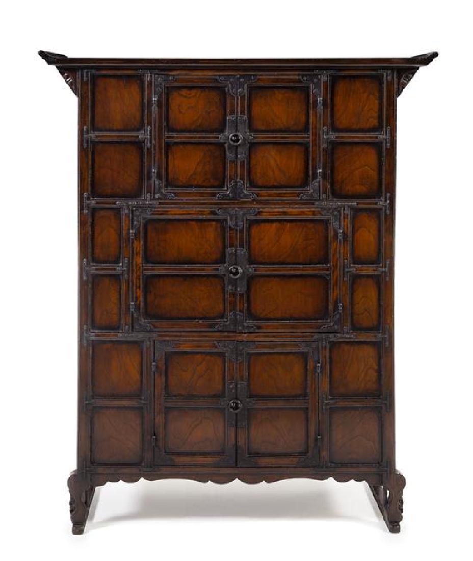 * A Korean Elmwood Ginko Book Chest Height 53 x width (1 of 1)