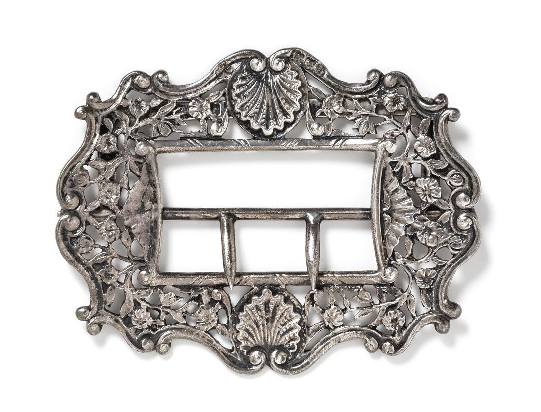 *A Victorian Sterling Silver Belt Buckle, William (1 of 1)