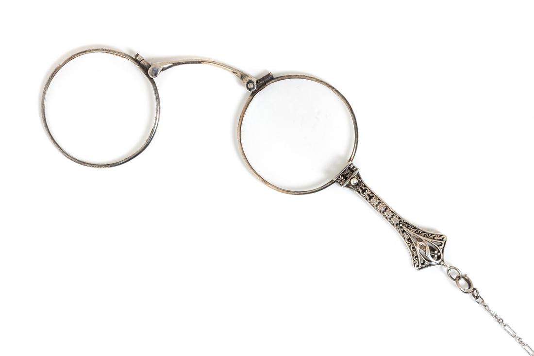 A Collection of Sterling Silver Lorgnettes (1 of 2)