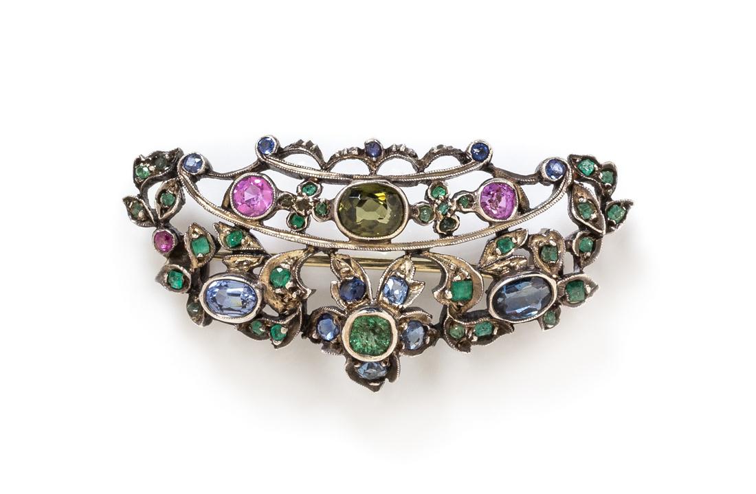 *A Victorian, Silver, Sapphire, Emerald and Green (1 of 1)