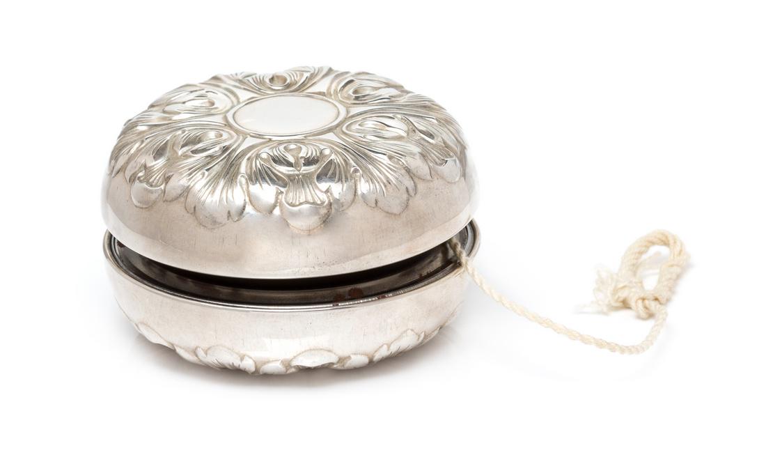 A Sterling Silver and Steel Yoyo, Gorham (1 of 1)