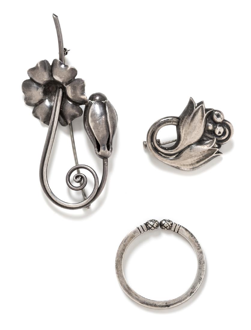 A Collection of Sterling Silver Jewelry, Georg Jensen (1 of 1)