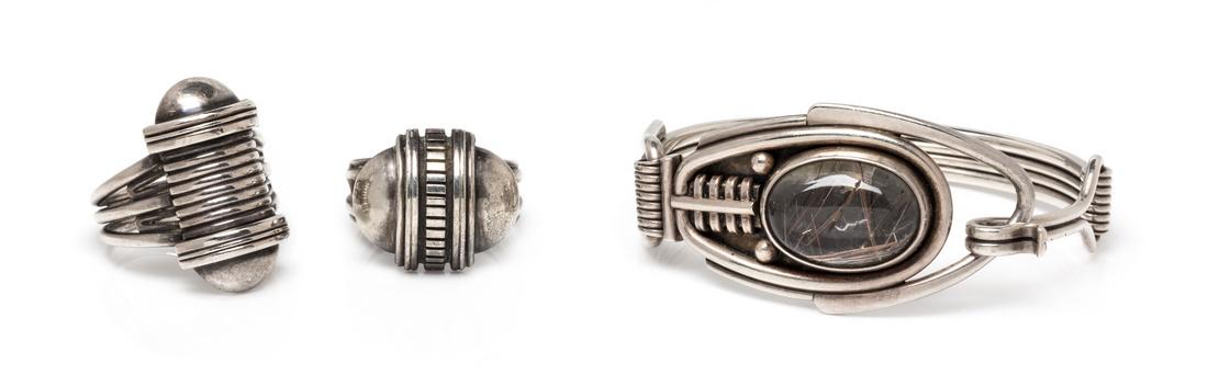 A Collection of Sterling Silver and Rutilated Quartz (1 of 1)