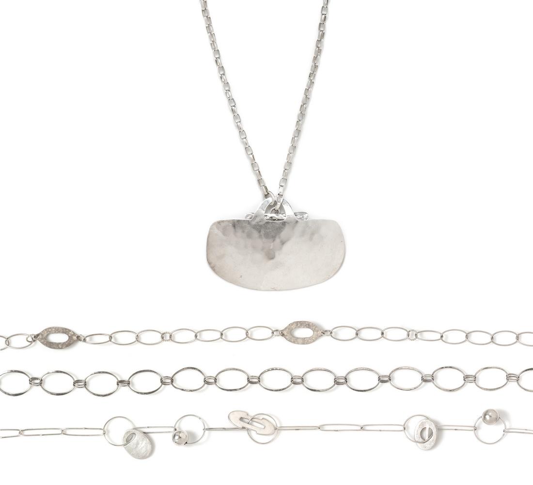 A Collection of Silver Necklaces, Robert Lee Morris for (1 of 1)