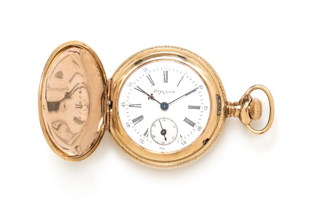 A Gold Filled Hunter Case Pocket Watch (1 of 3)