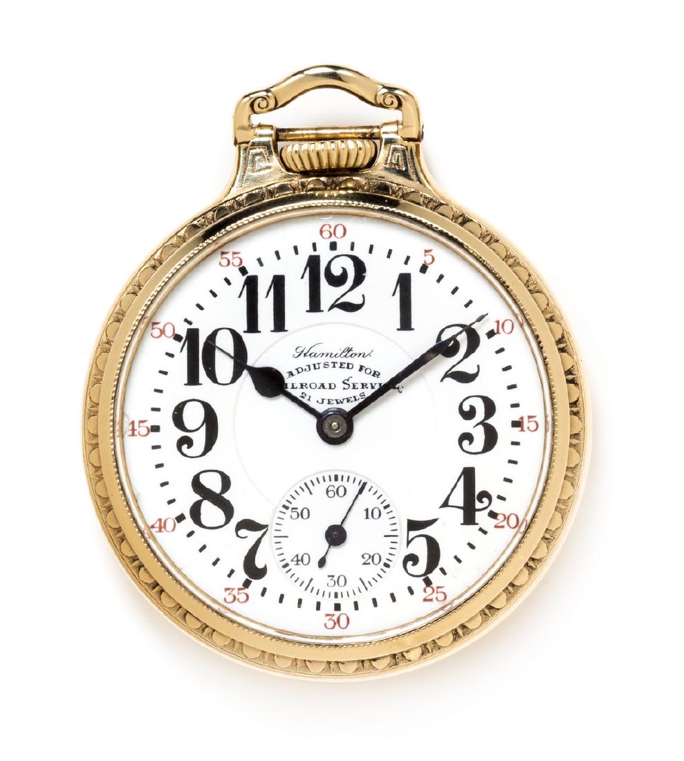 *A Gold Filled Open Face 'Railroad Service' Pocket (1 of 1)