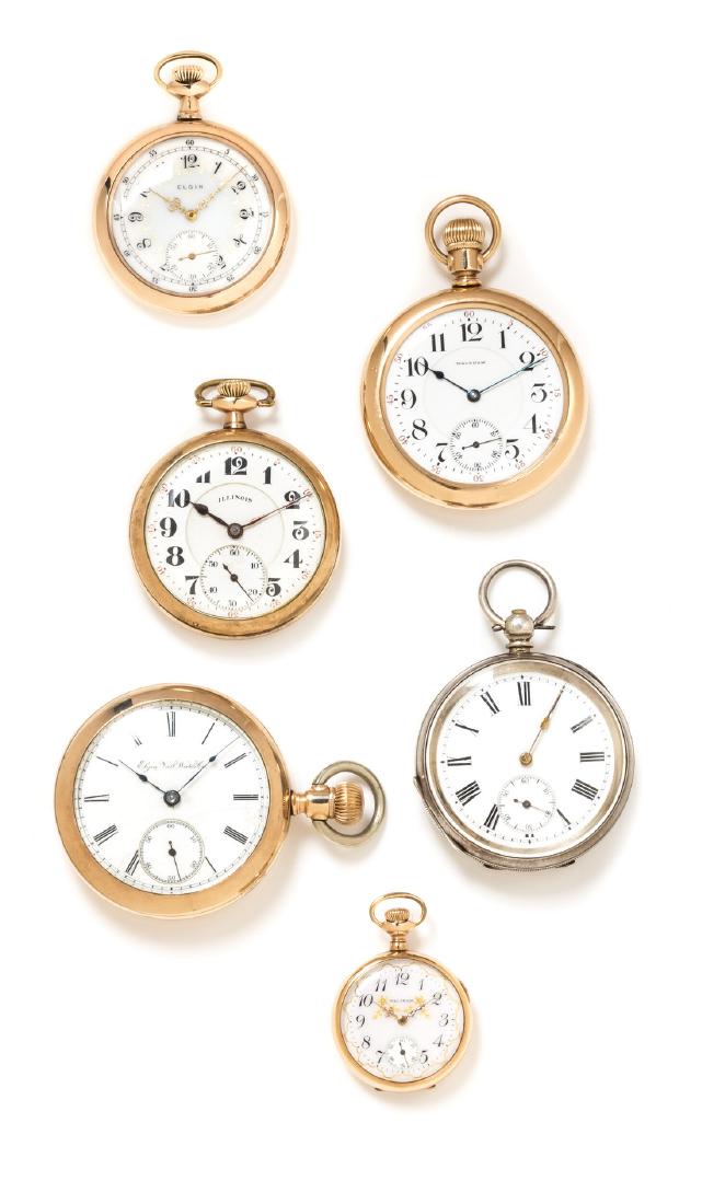 *A Collection of Open Face Pocket Watches (1 of 1)