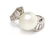 *A Platinum, Cultured Pearl and Diamond Ring, 4.70