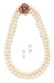 An 18 Karat Yellow Gold, Ruby, Diamond and Cultured