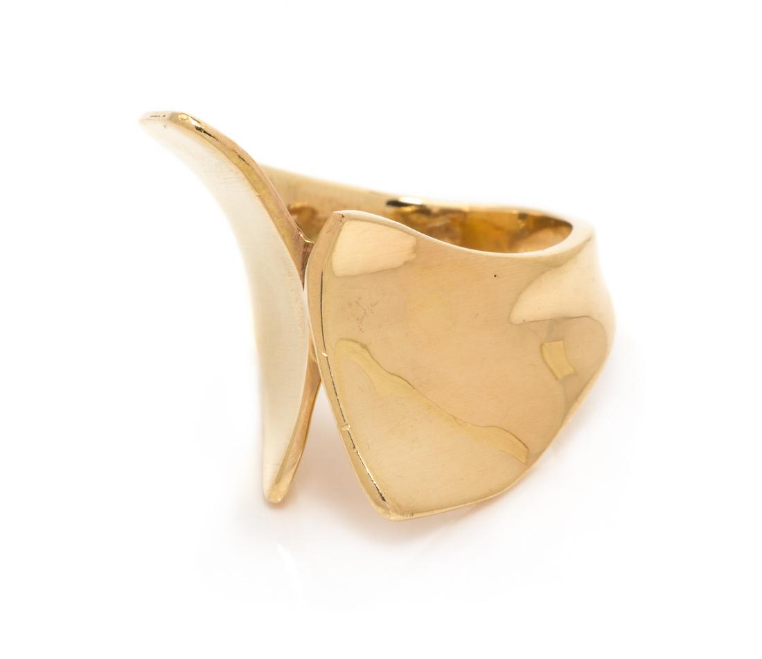 *A 14 Karat Yellow Gold Sculpture Ring, 6.80 dwts. (1 of 1)