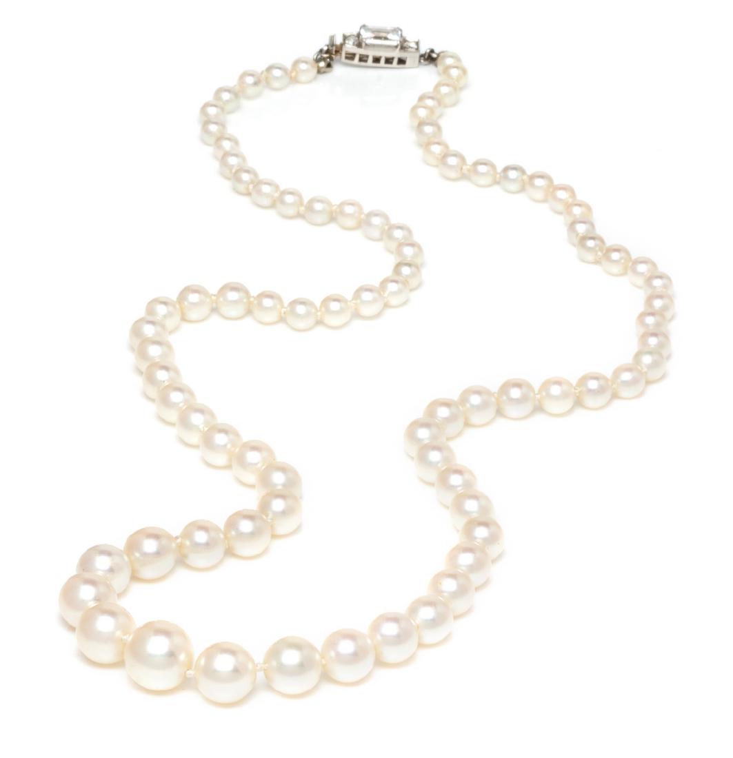 *A Collection of Graduated Cultured Pearl Necklaces, (1 of 1)