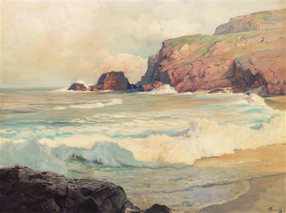 Frederich Judd Waugh, (American, 1861-1940), Land (1 of 2)