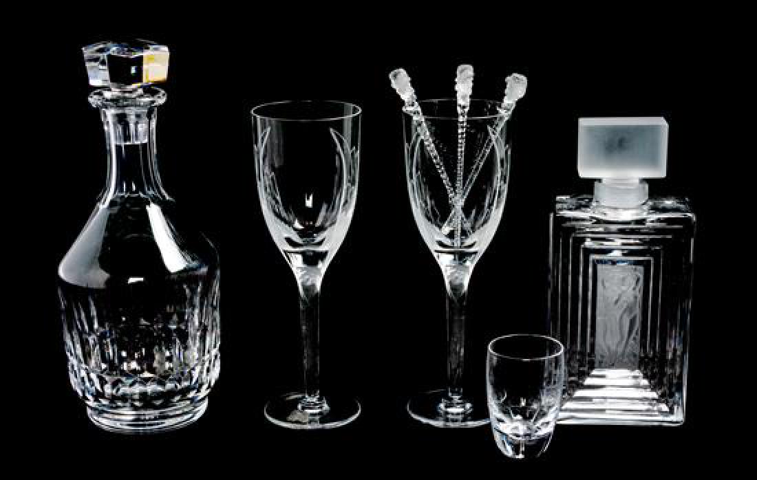 * A Group of Lalique Molded and Frosted Glassware (1 of 1)