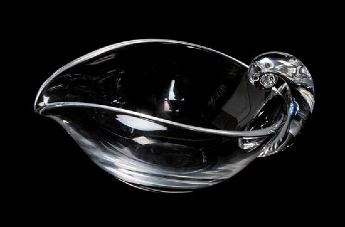 * A Steuben Glass Dish Height 3 1/4 x width 6 3/4 (1 of 1)