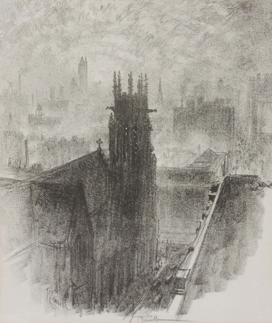 * Joseph Pennell, (American, 1857-1926), Cityscape (1 of 1)