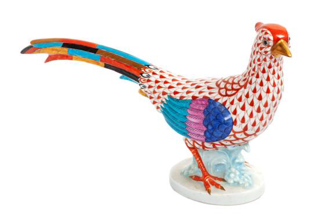 * A Herend Porcelain Figure Width 13 inches. (1 of 1)