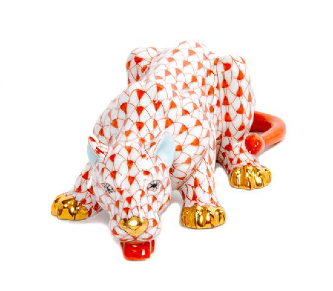 * A Herend Porcelain Figure Height 5 3/4 inches. (1 of 1)