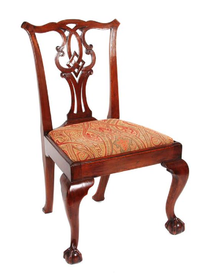 A Chippendale Style Side Chair Height 36 inches. (1 of 1)