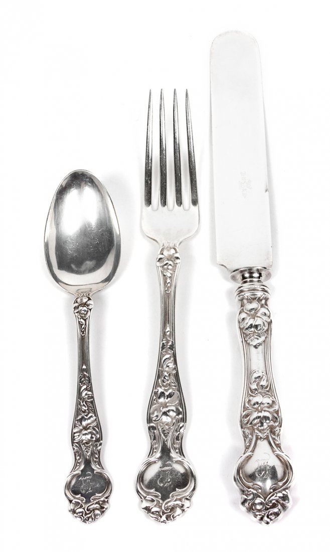 * An American Silver Partial Flatware Service, R. (1 of 1)
