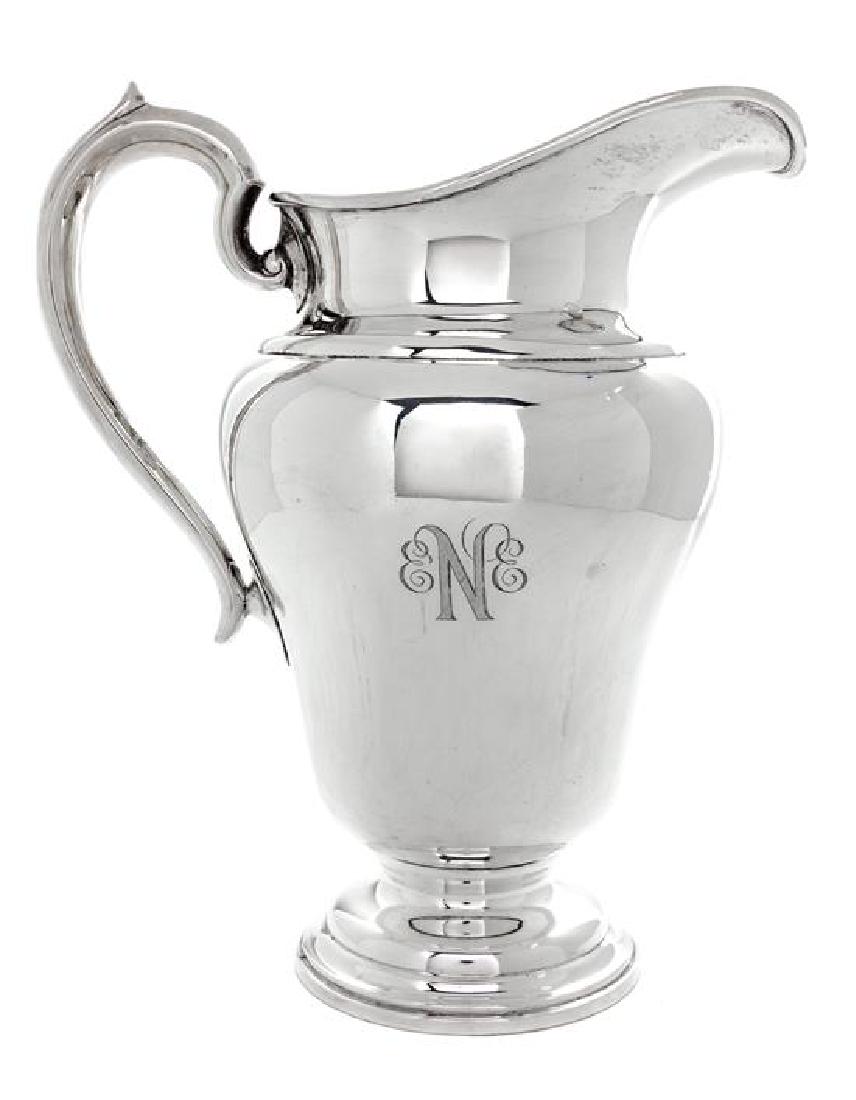 * An American Silver Water Pitcher, Watrous Mfg. Co., (1 of 1)