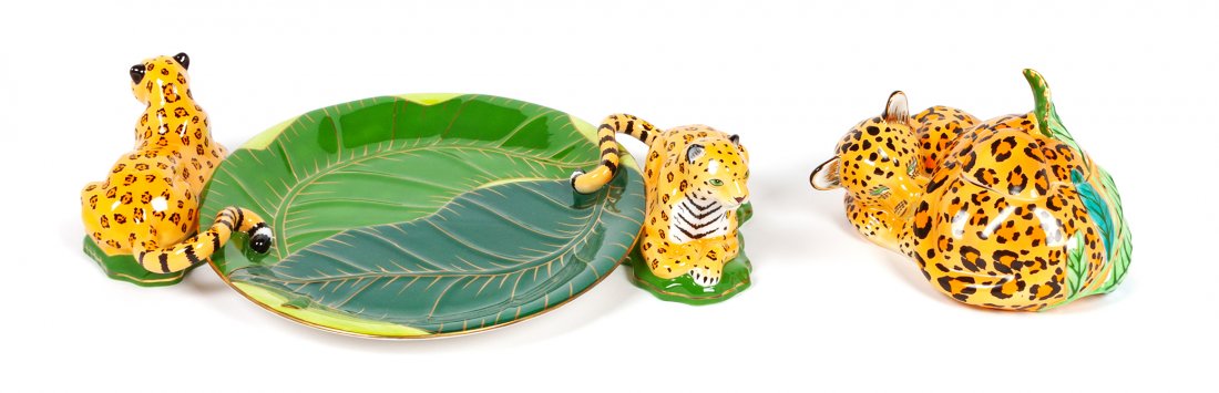 * A Group of Lynn Chase Porcelain Serving Dishes Width (1 of 1)