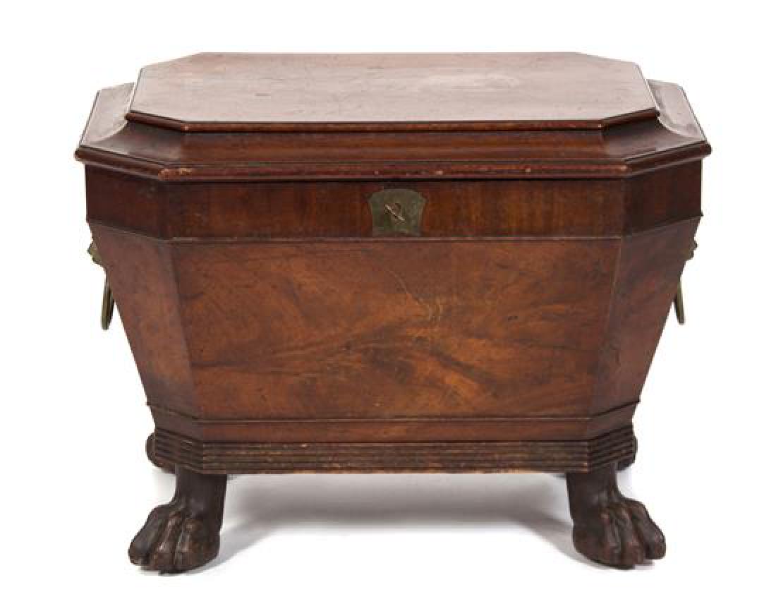 A Regency Mahogany Cellarette Height 17 x width 23 x (1 of 1)