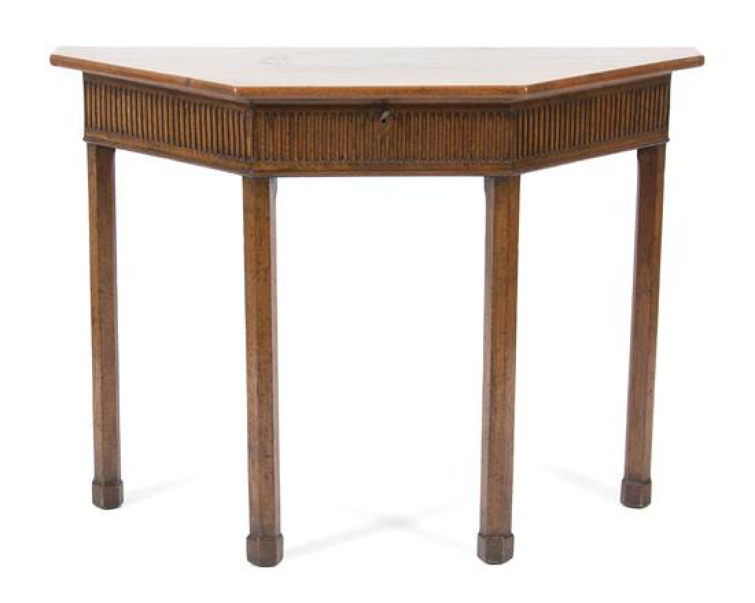 A William IV Mahogany Console Table Height 29 3/4 x (1 of 1)