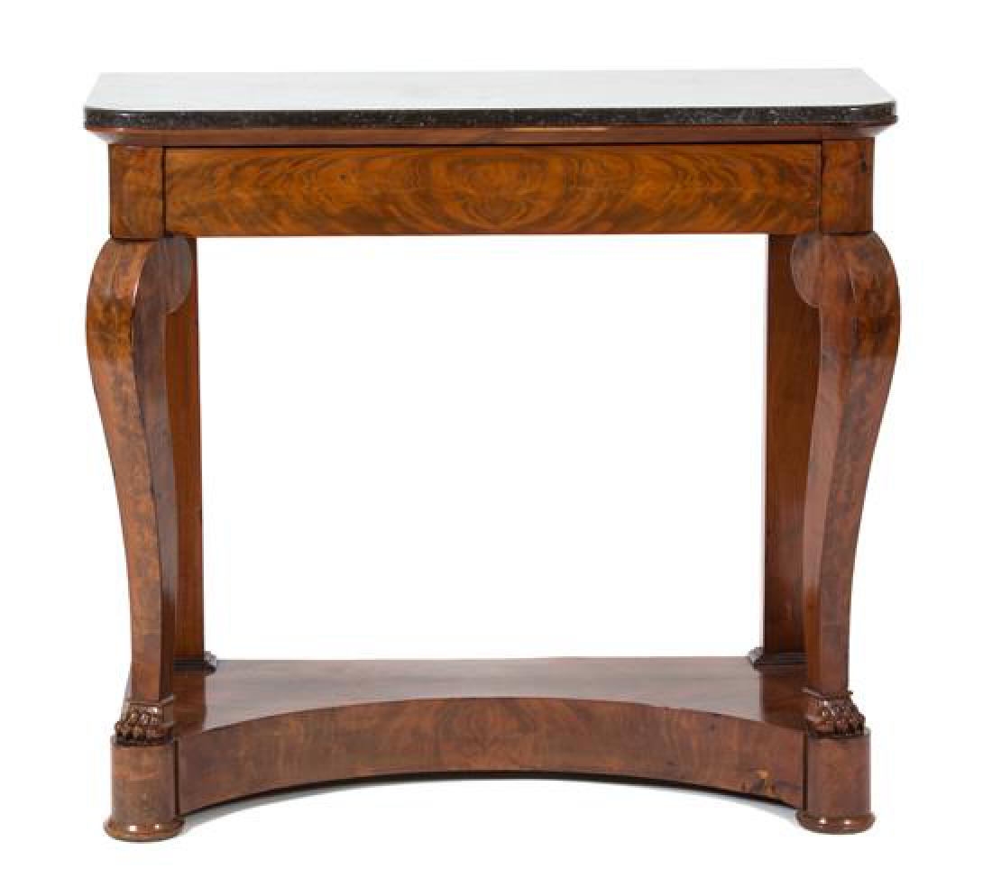 An American Empire Style Mahogany Pier Table Height 34 (1 of 1)