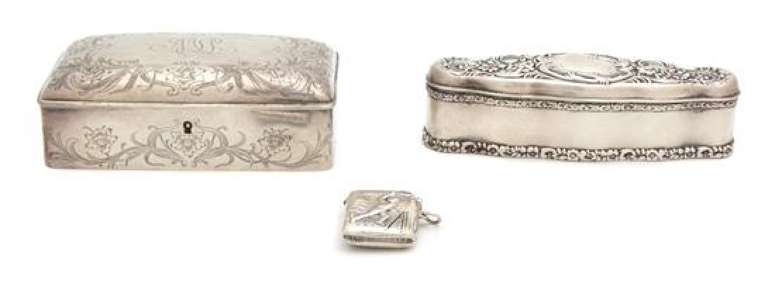 Three American Silver Boxes, Various Makers, a (1 of 1)